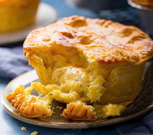 AUSSIE CHEESE & ONION PIE